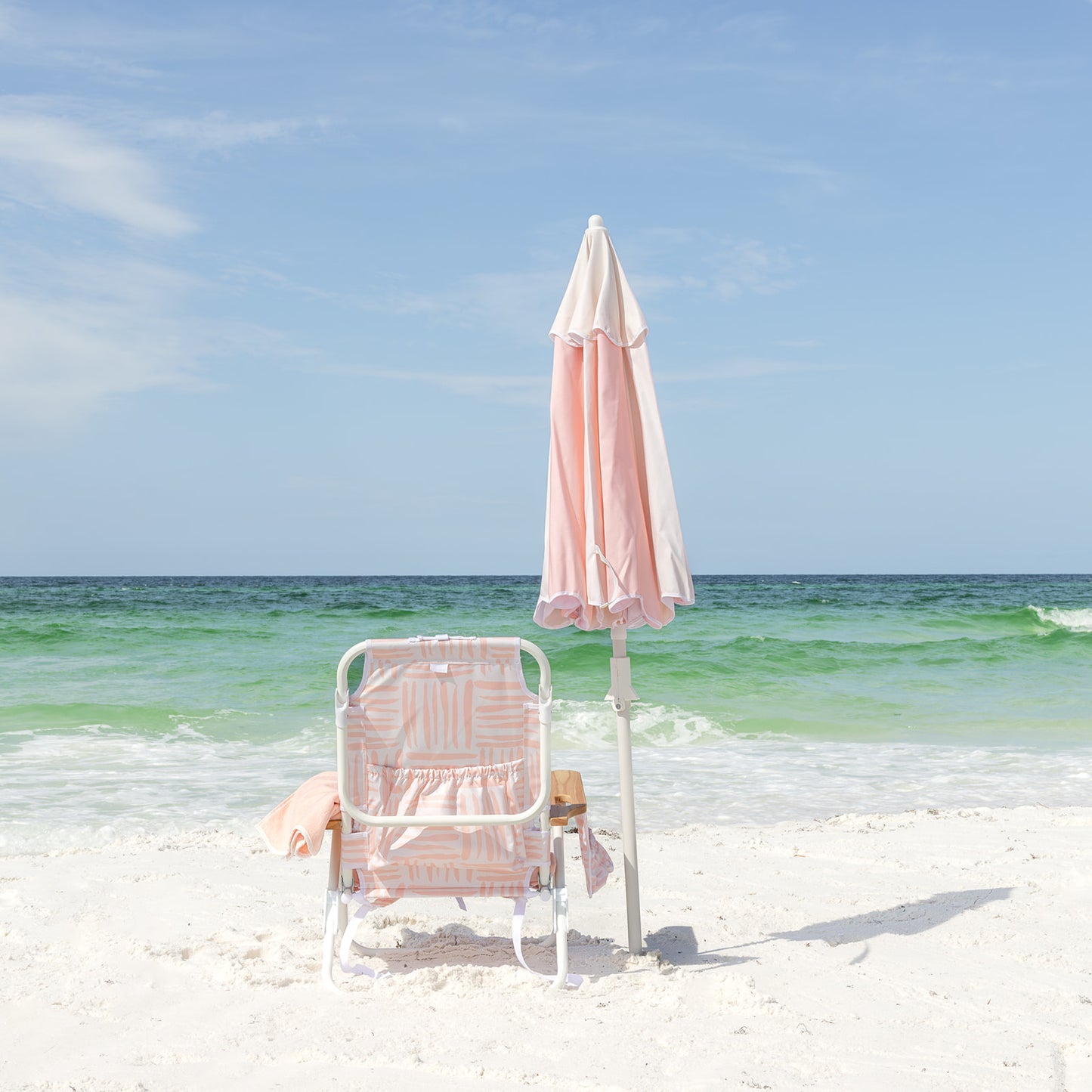 Emma Block Stripe Beach Chair
