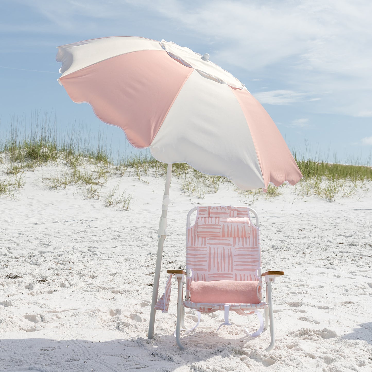 Emma Block Stripe Beach Chair