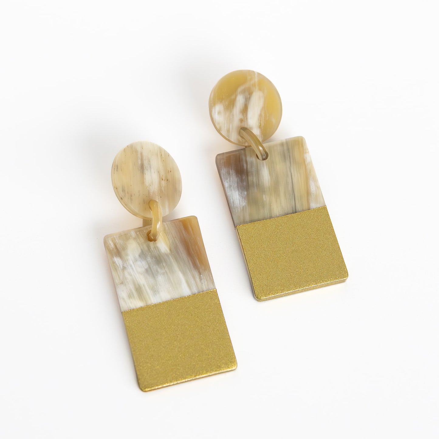 Gold Dipped Statement Earrings