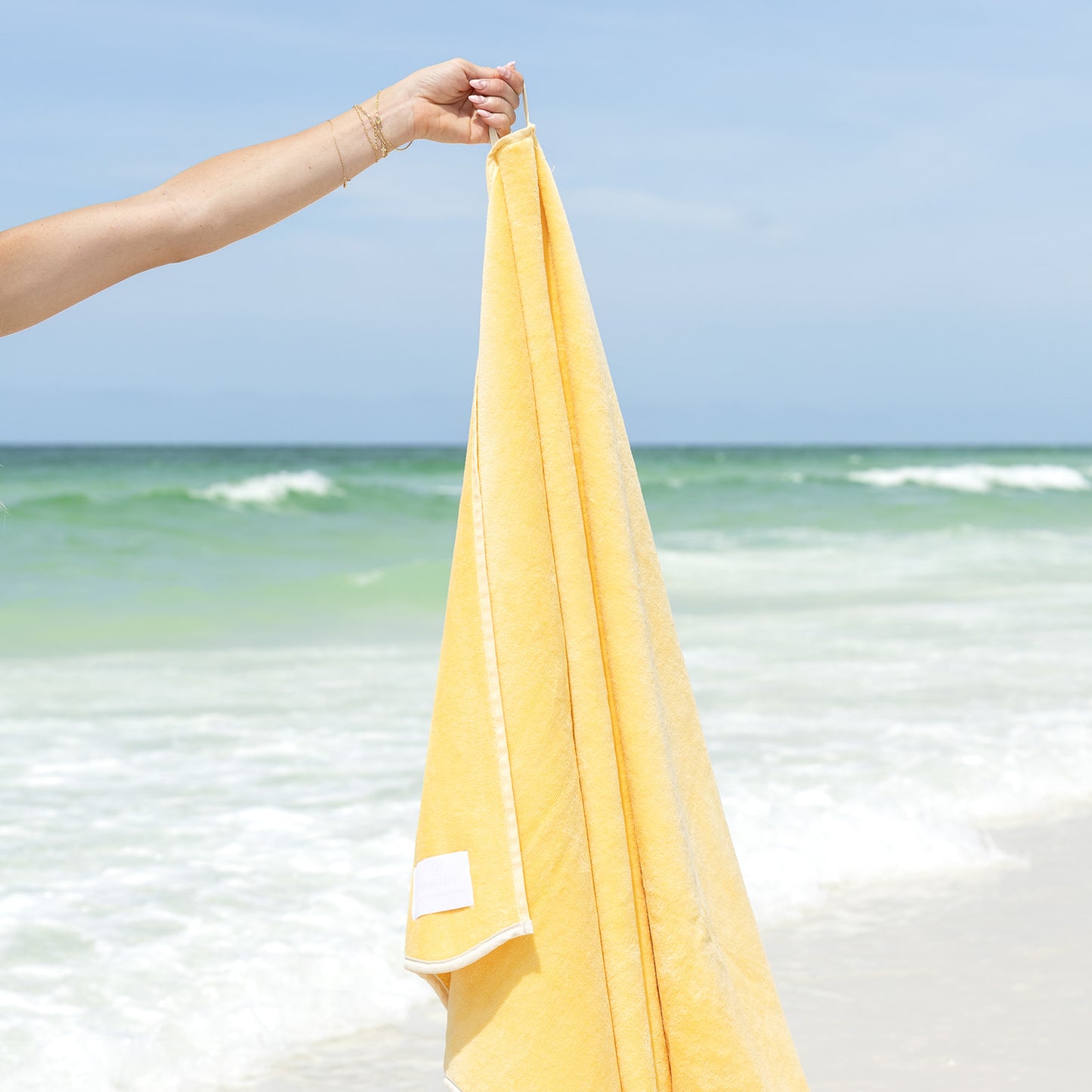 Vivienne Scalloped Edge Beach Towel