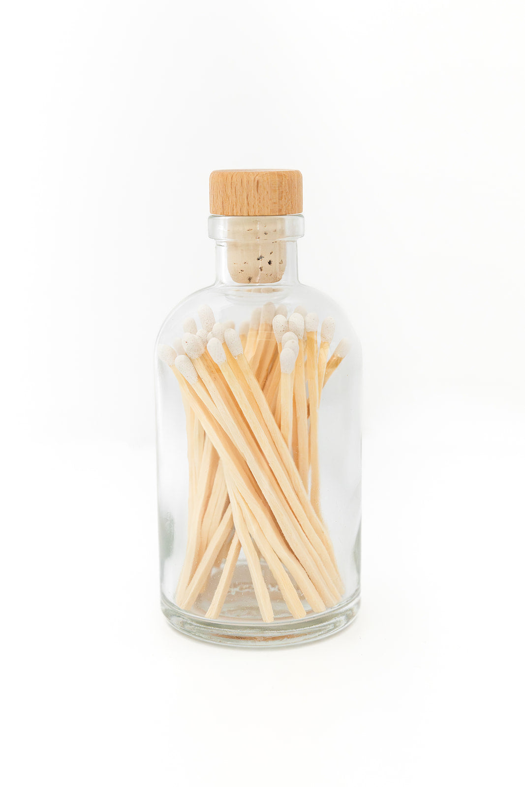 Glass Match Jar