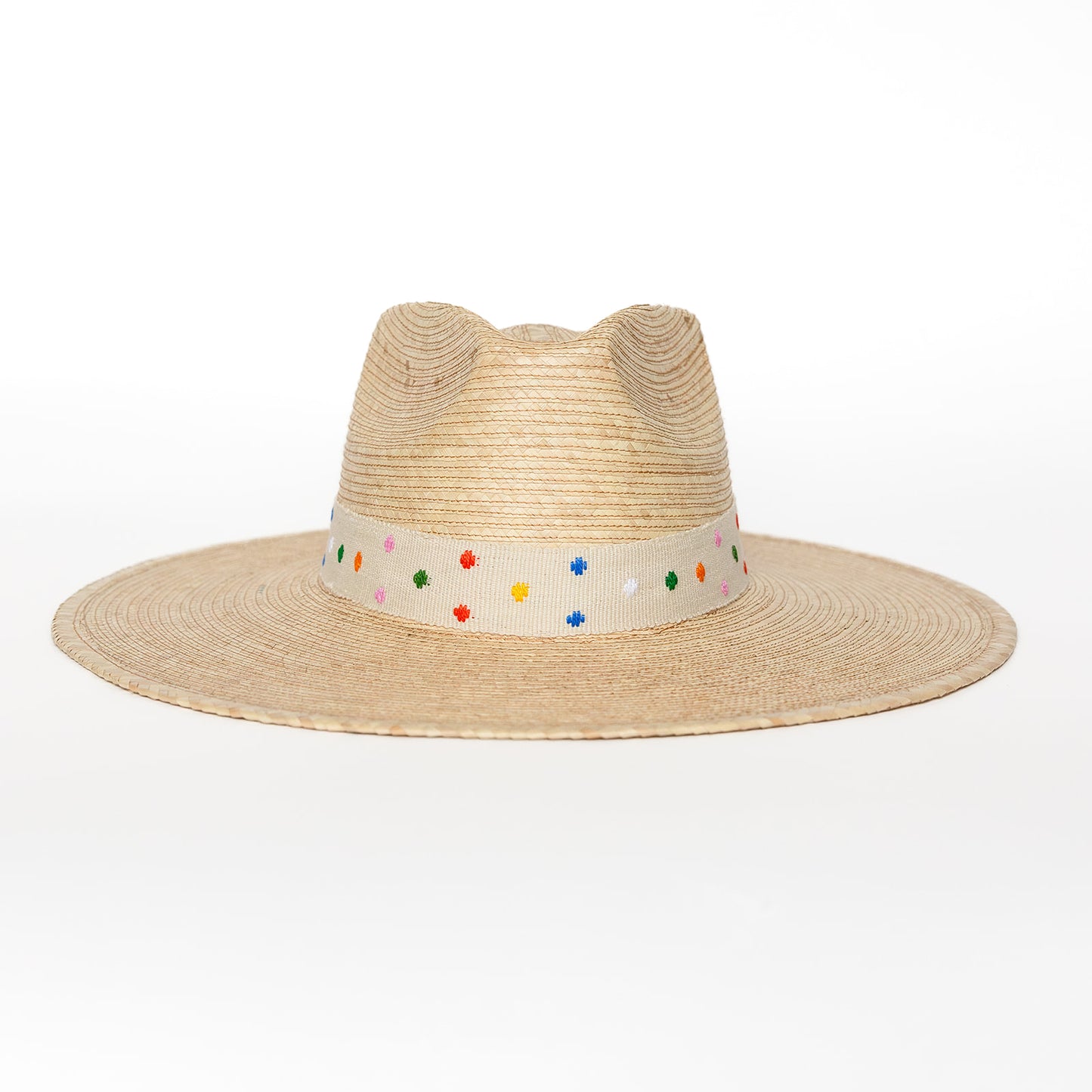 Vanilla Swiss Dot Hat