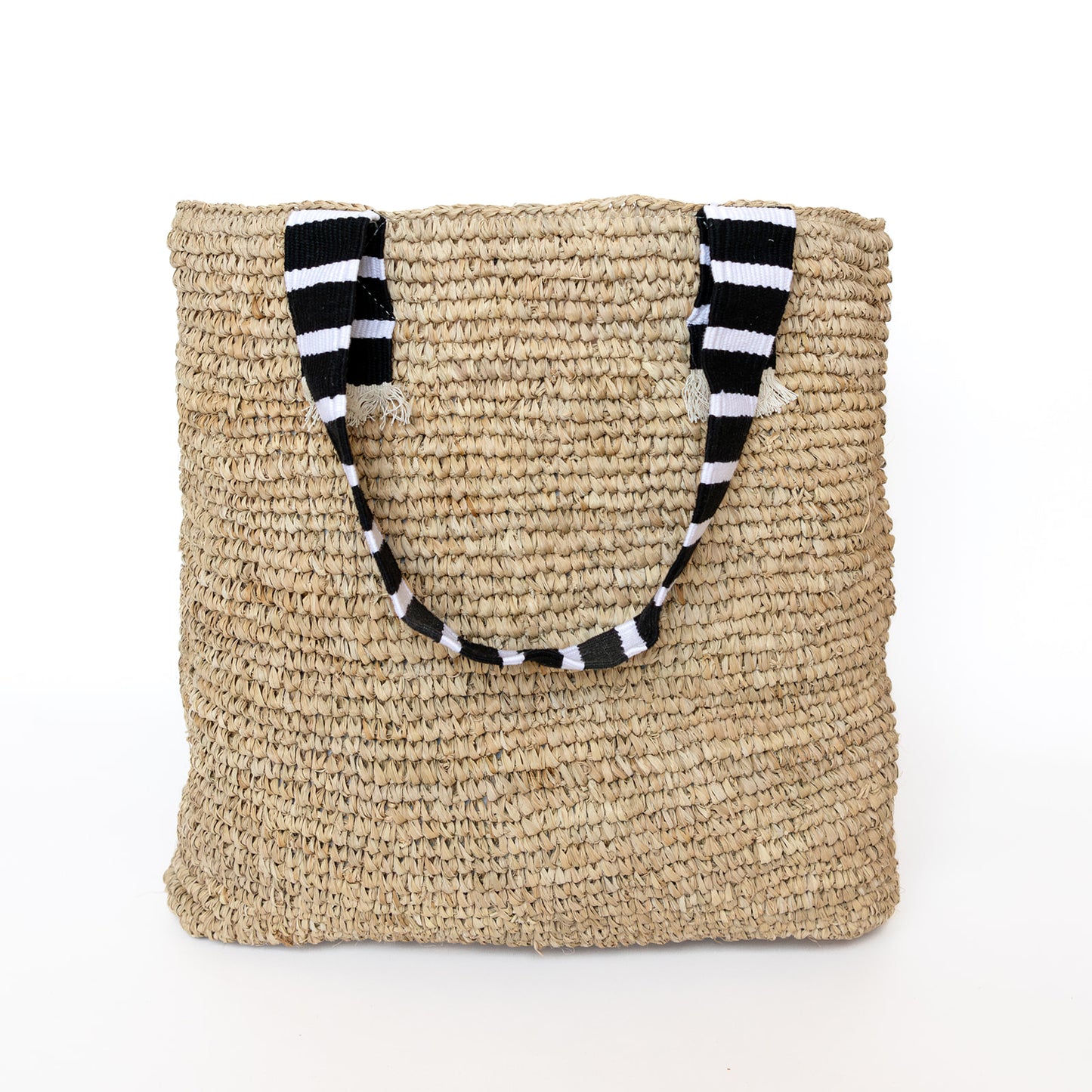 Jakeline Large Raffia Tote