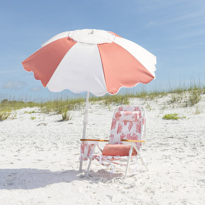 Lilliana Coral Beach Umbrella