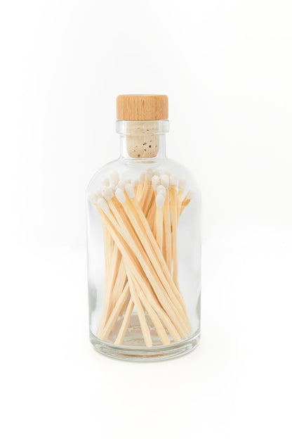Glass Match Jar