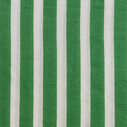 Green and White Stripe Vienna Sarong