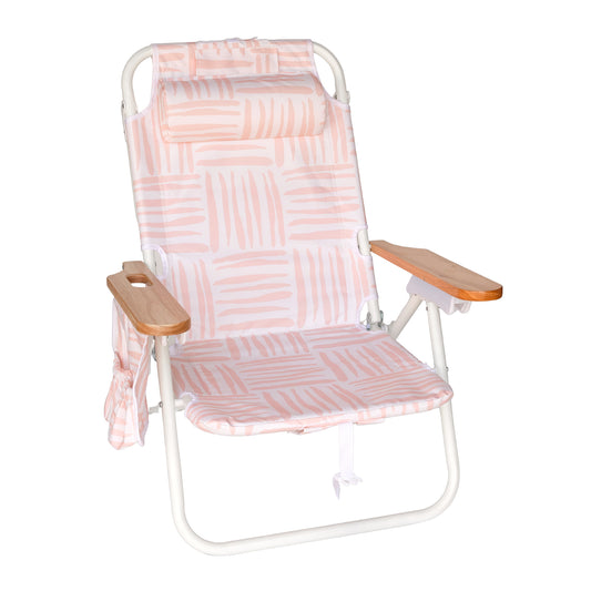 Emma Block Stripe Beach Chair
